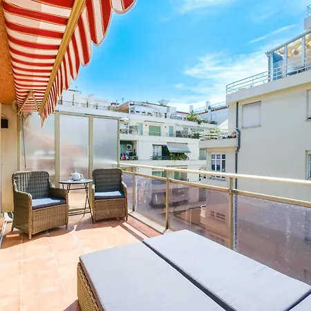 Terrasse 1 Min De La * 尼斯
